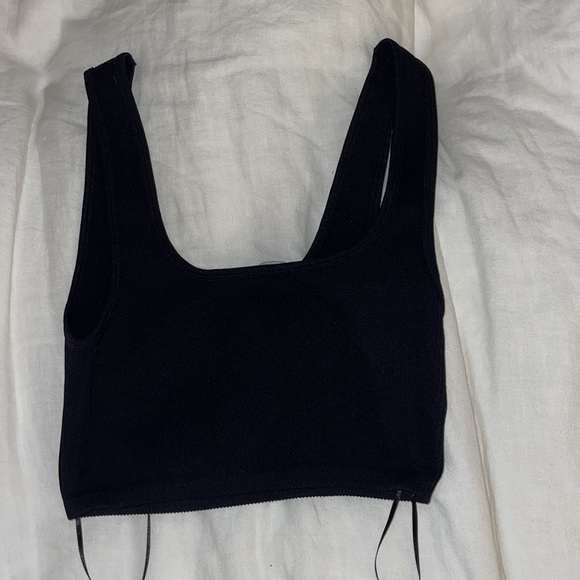 Zara Tops Zara Black Cropped Tank Poshmark